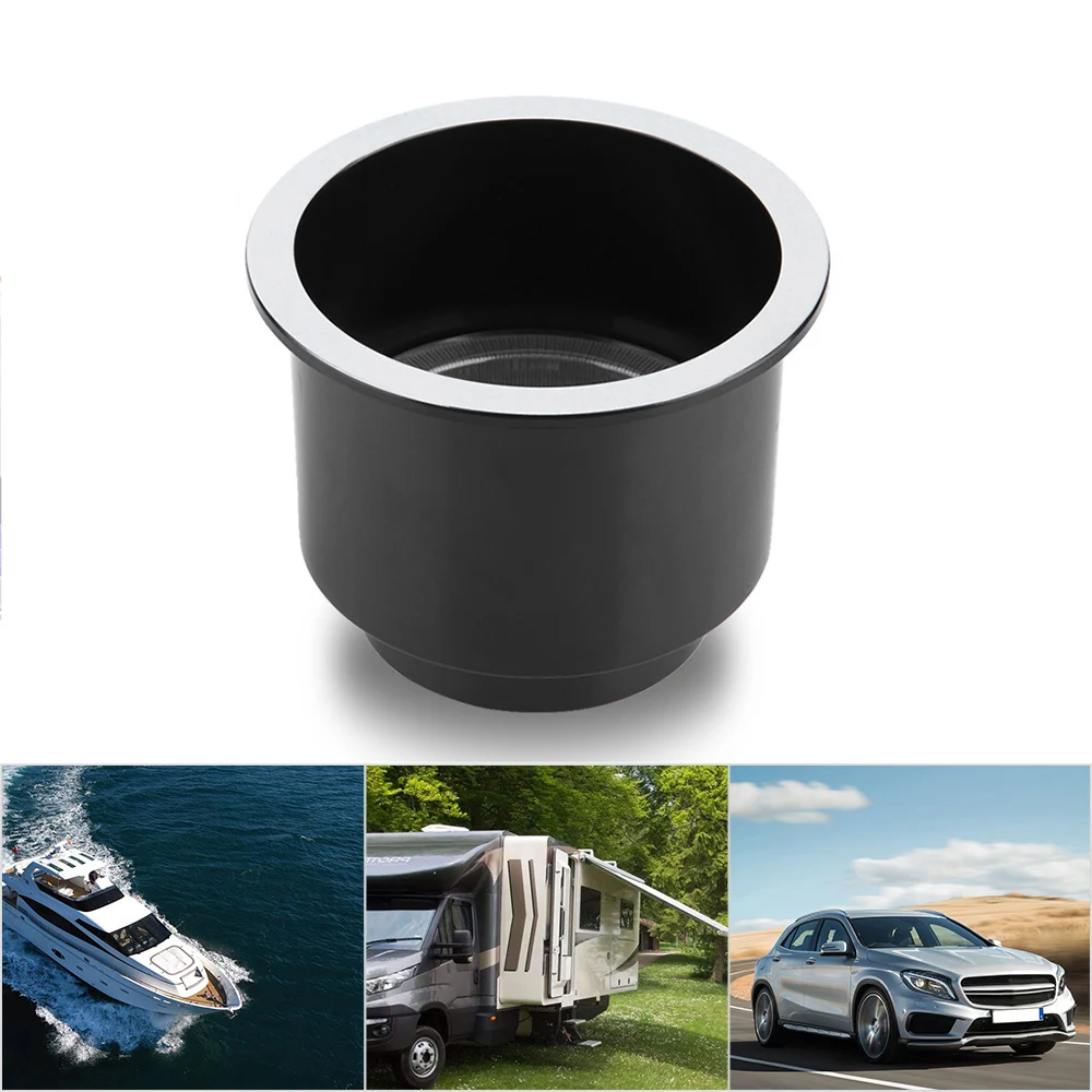 컵 홀더 LED 플라스틱 컵 홀더 LED 라이트 음료 컵 홀더 14개의 LED 포함 해양 보트 자동차 트럭 RV 요트용 블루