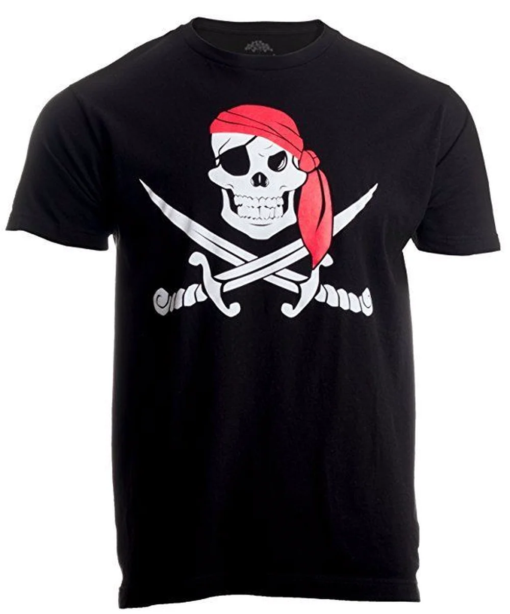 

Pirate Flag | Skull & Crossbones Buccaneer Costume Unisex T-shirt Funny Party