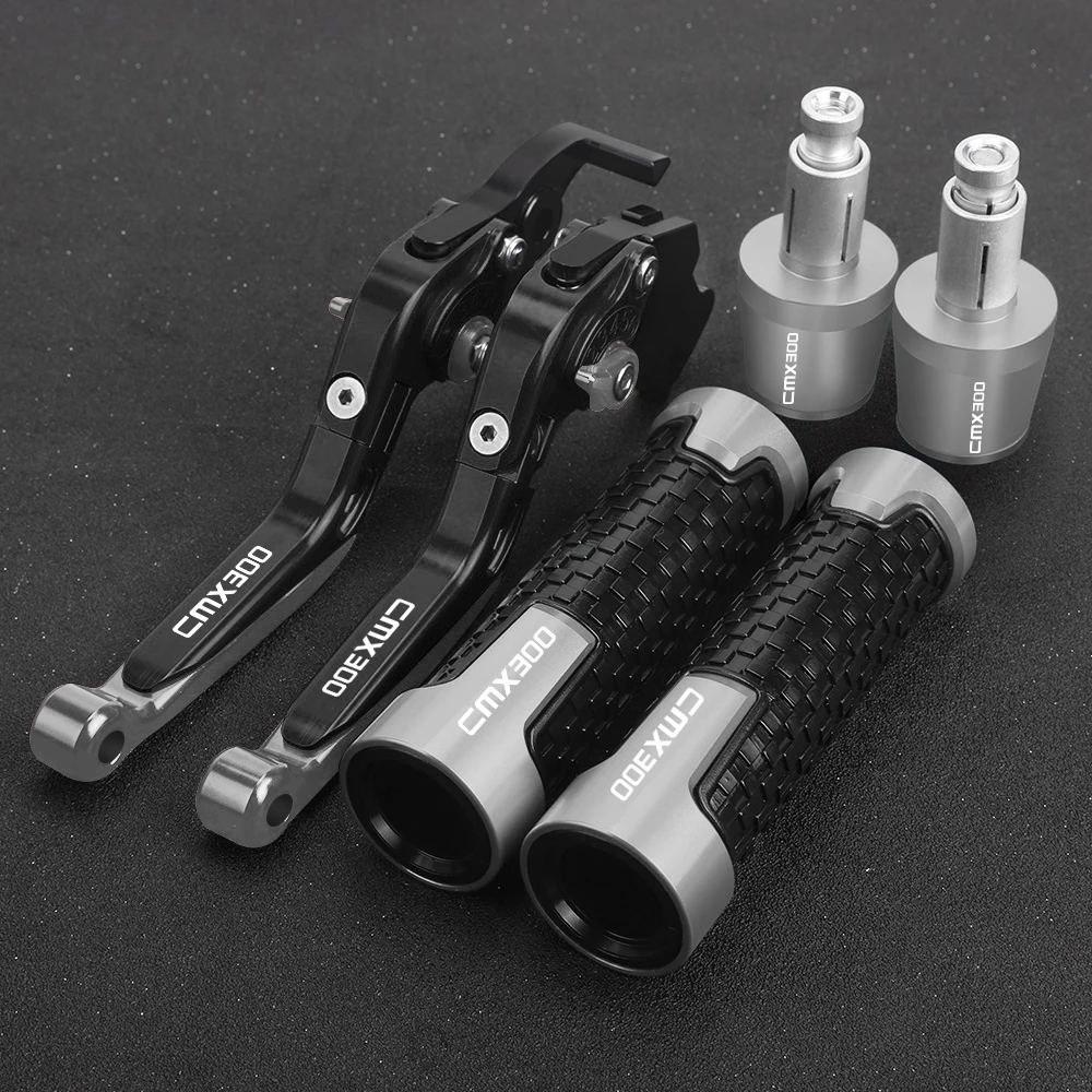 

For HONDA REBEL CMX300 CMX 300 2017 2018 2019 Accessories Extendable Brake Clutch Levers Handlebar Grip Ends Handle Hand Grips