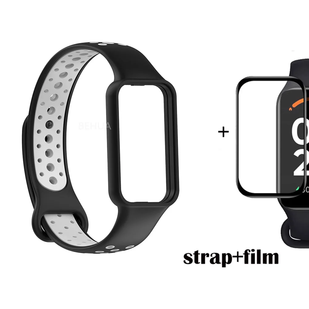 Silicone Replacement Band with Protector Film