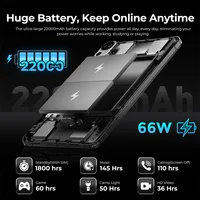 [World premiere]Fossibot DT2 New Original 10.4inch 4G Rugged Tablet 16GB+256GB Android 13 PC Tablets 22000mAh Dual SIM Card Wifi 2