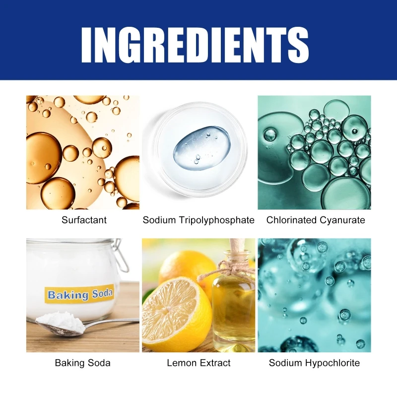 Sink Drain Powder 10pc Effective Efficient Drain Unblockers for Kitchen Bathroom Laundry