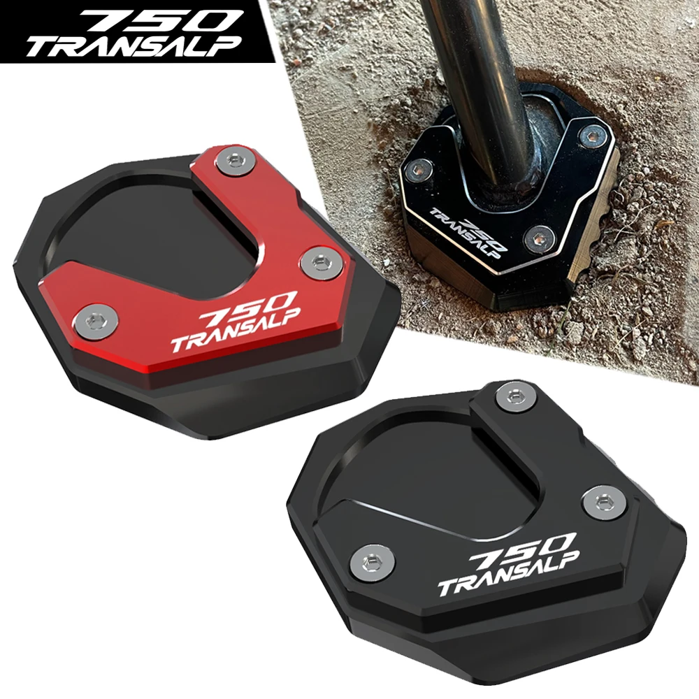 혼다 XL750 XL 750 TRANSALP 750 2023 2024 용 오토바이 액세서리, 사이드 스탠드 확대 킥스탠드 확대기 지지대 익스텐션, 신제품