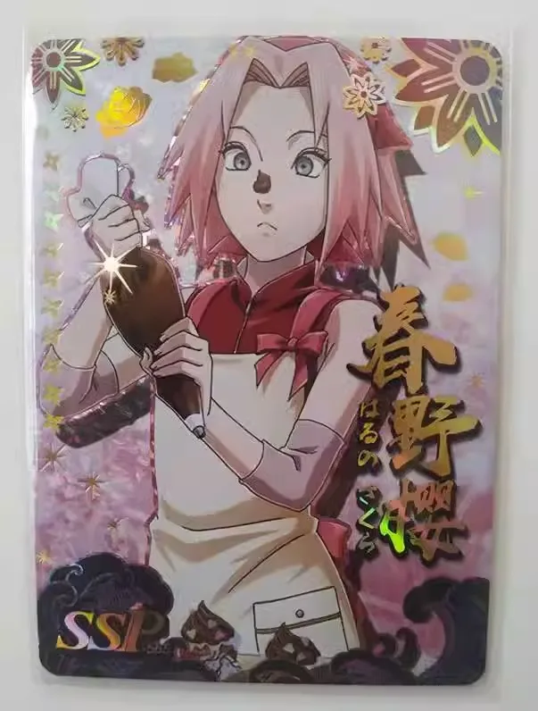 Kleine Dinosaurier-Naruto-Ninjutsu-Karte, komplettes Set aus SSP- und SP-Karten, brandneue, authentische japanische Anime-Charakter-Sammelkarte – Detail 8