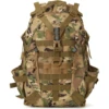 QT&QY 40L Tactical Backpack for Men Camping Hiking Backpacks Reflective Outdoor Travel Bags Survival Molle Climbing Rucksack Bag 2