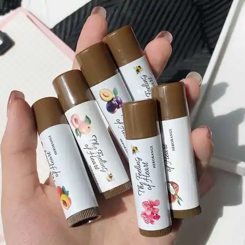 과일 립밤 보습 립글로스, 천연 영양, 온도 변화, 컬러 립스틱, 저렴한 메이크업 화장품, 입술 스킨 케어 3