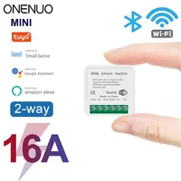 ONENUO Tuya 16A WiFi Mini Swith Wifi Smart Switch Module 2 Way Control Smart DIY Switches Smart Life APP Alexa Google Home 1