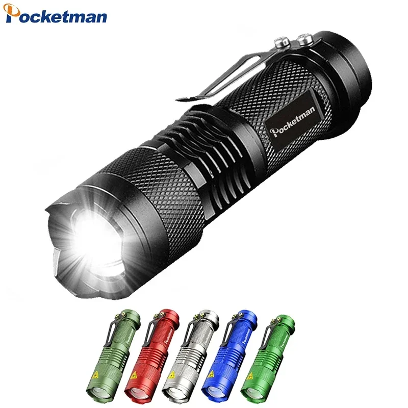 

Aluminum Alloy Led Flashlight Torch Lantern Portable Mini Flashlight Zoomable Torches Outdoor Camping Emergency Lamp