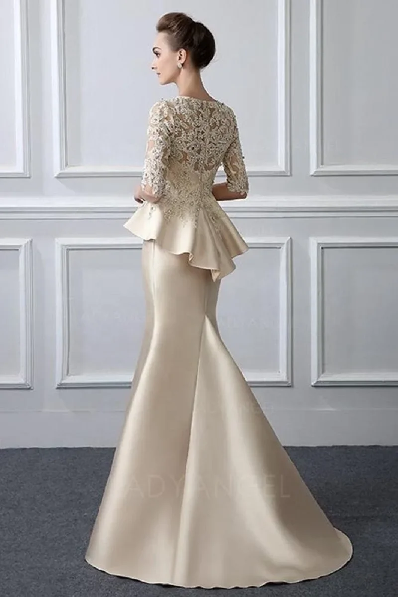 Mother Bride Dresses Weddings Evening Elegant Women Wedding Party Chiffon Pantsuit Celebrity Customized