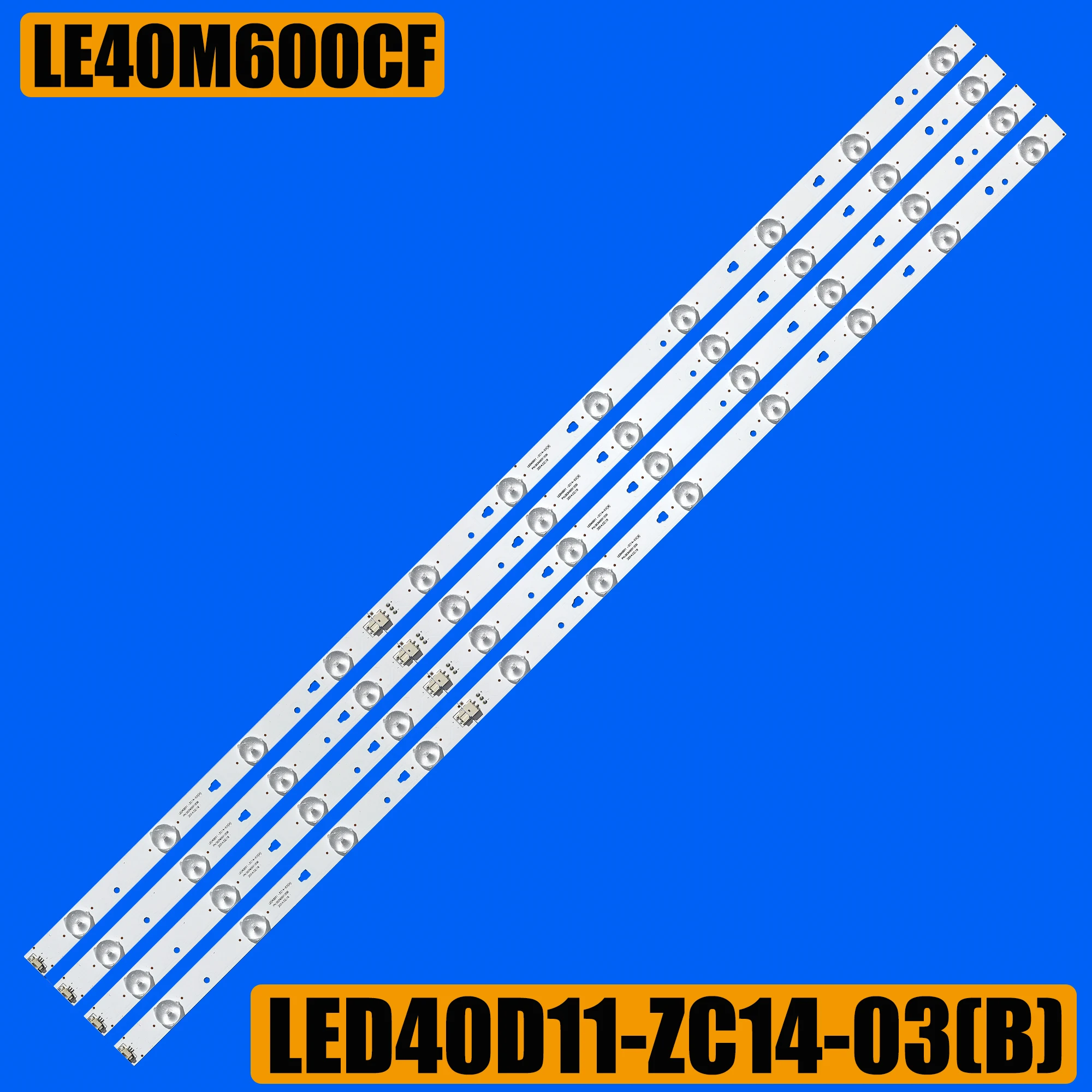 4pcs/set LED Backlight Strips For HAIER LE40M600CF LE40F3000WX LE40M600F LED40D11-ZC14-03(B) PN:30340011206 LT-40C540 LSC400HN01