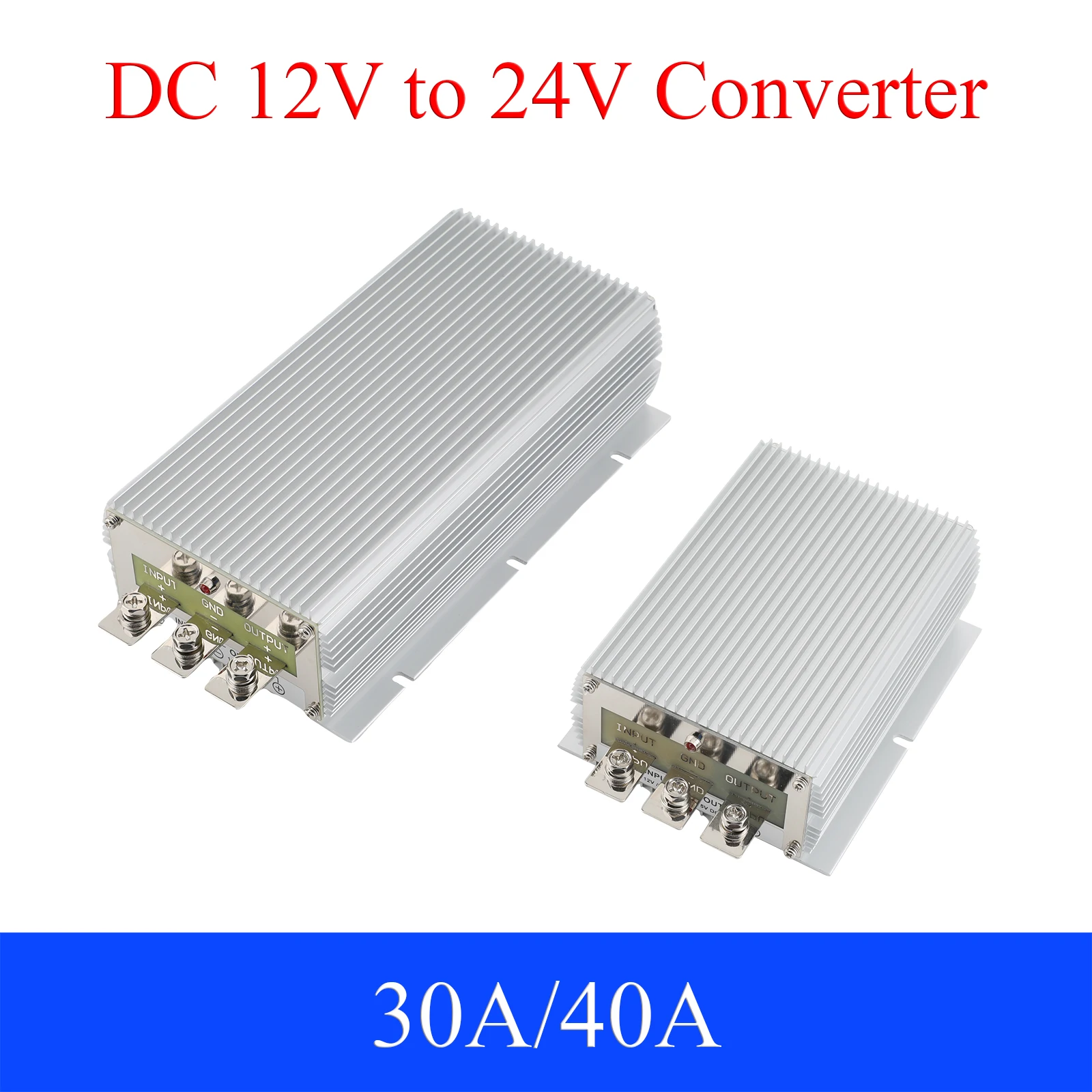 

DC 12V to 24V Power Converter 30A 40A Auto Boost Regulator Step-Up Voltage Supply Module For Car