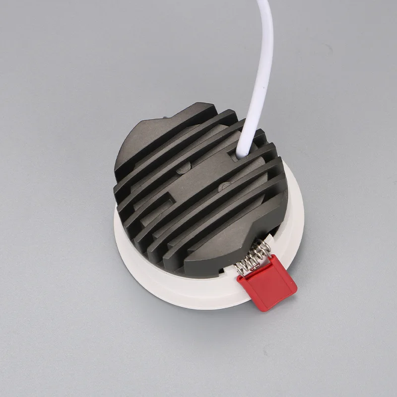 초박형 임베디드 스포트라이트 Zigbee 스마트 상업용 LED 천장 램프, 메인 램프 없이 각도 조절 가능
