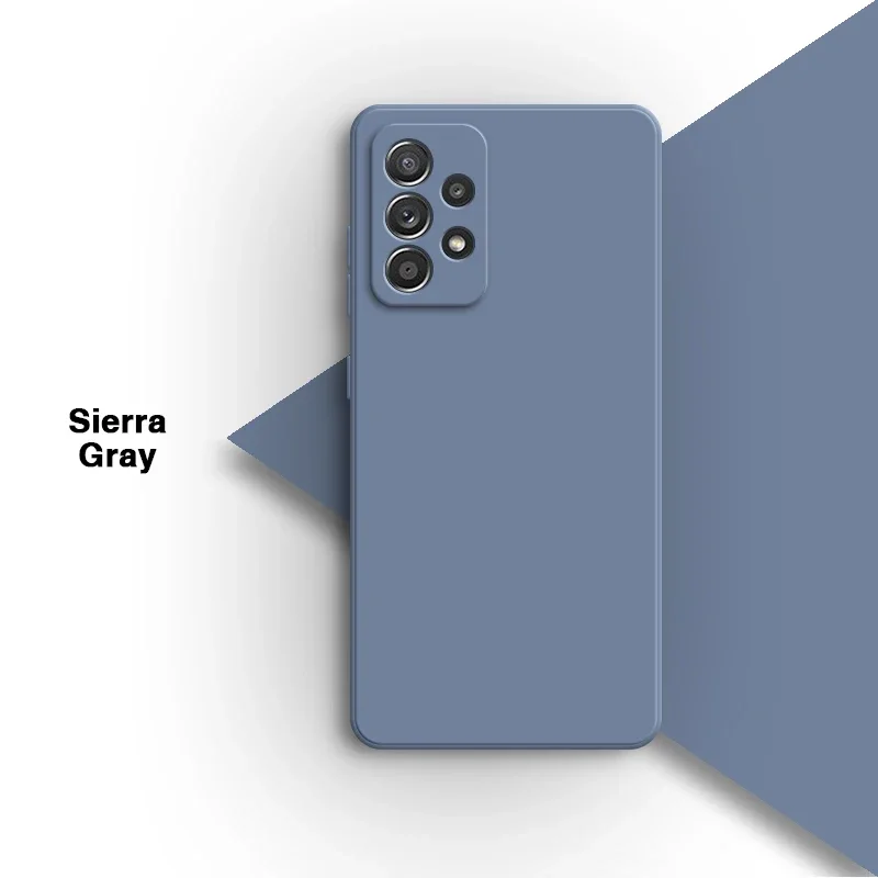 Sleek Pure Color Liquid Silicone Back Cover Case - High-Quality, Simple Design