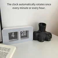 Auto Flip Clock File Down Page Clocks Desk Clock Smart Light Clock Down Page Digital For