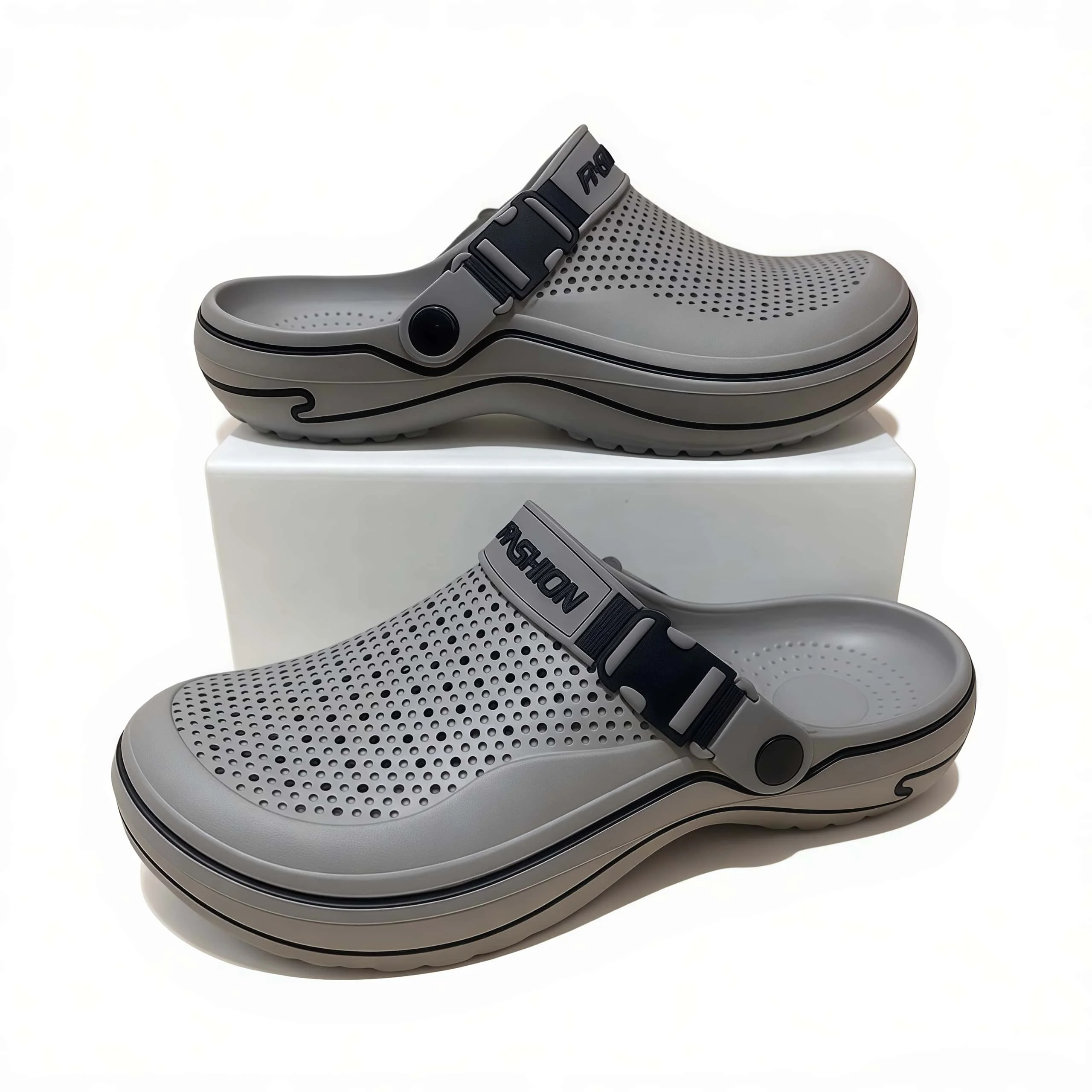 Men's Summer Breathable Lightweight Non-Slip Casual Clog Sandals