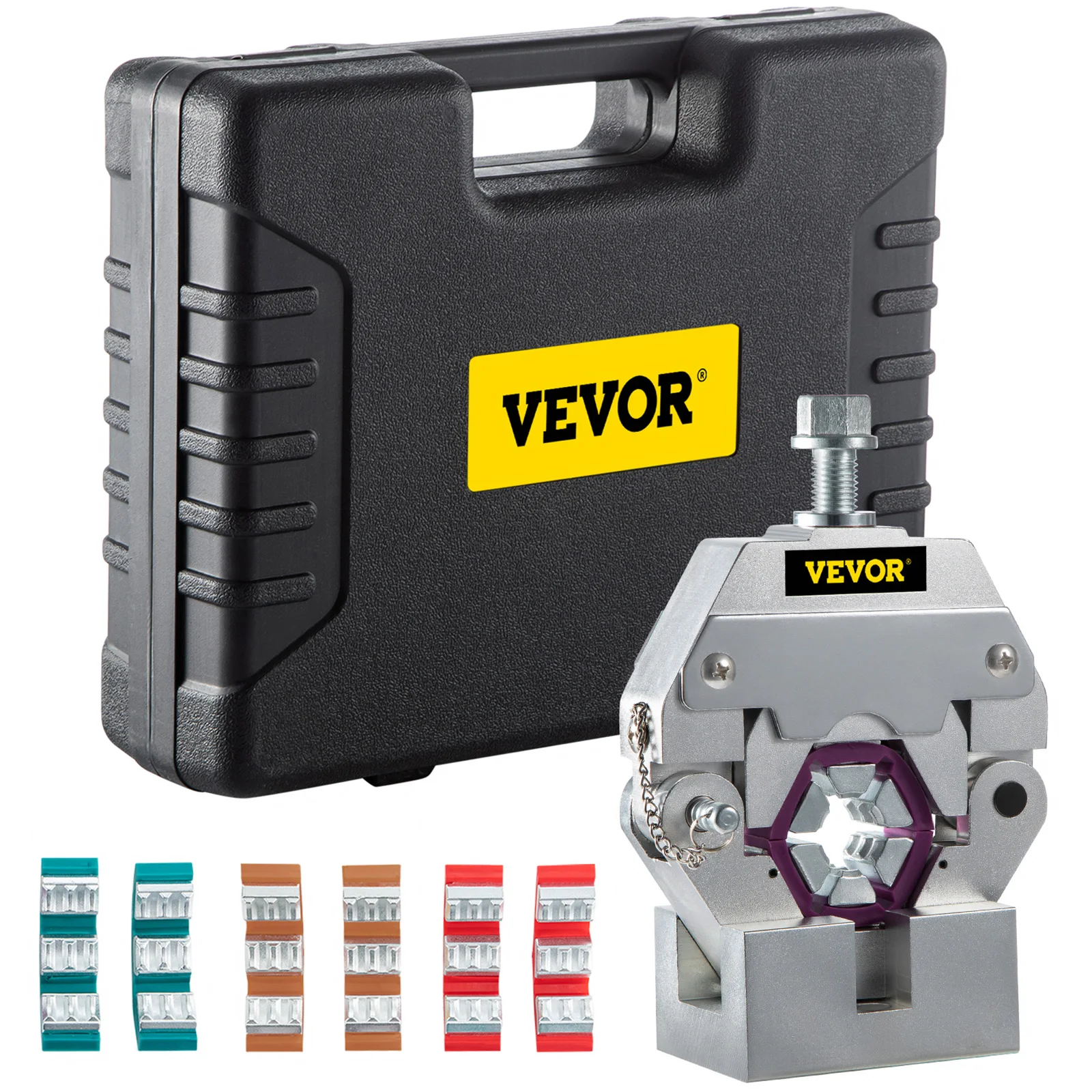 VEVOR Hydraulic Press Hose Crimper Kit with 4Dies 71550 Handheld Manual Hydra-Crimp