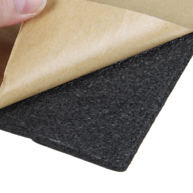 Cars Sound Proofing Deadener Foam Self Adhesive Auto Interior Heat Insulation Soundproof Cotton Mat 5mm 10 Sheets 25*18cm sound proof mat sound insulation mat soundproofing cotton sound insulation cotton sound absorbing foam soundproofing foam heat insulation mat sound deadener mat