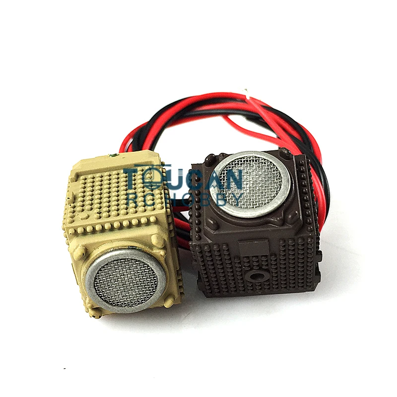 Yeux rouges noirs pour char Henglong 1/16 T90 RC - Pièce upgrade