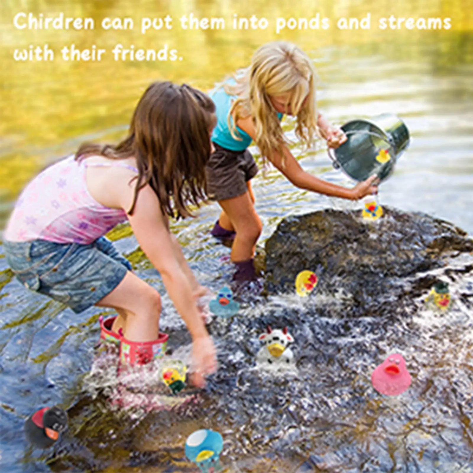 6/12 /24 Pc Rubber Ducks in Bulk,Assortment Duckies for Jeep Ducking Floater Duck Bath Toys Party Favors 4