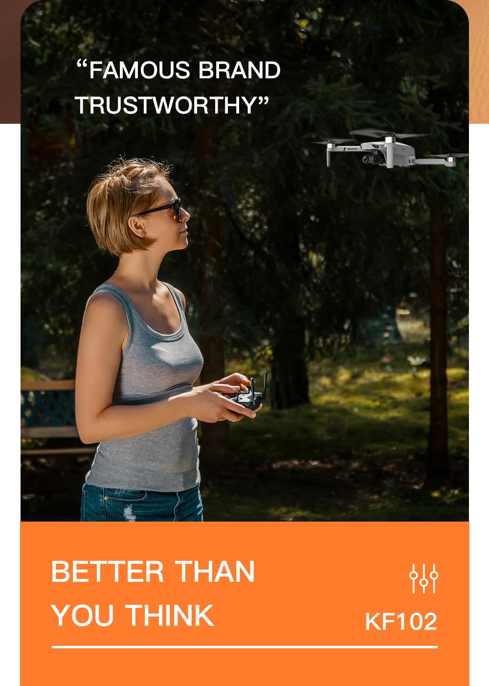 Description Picture 3 of itemKF102MAX GPS Drone with Camera 4K Profesional Aerial Photography HD Camera Anti Shake Gimbal Quadcopter Brushless Motor Dron