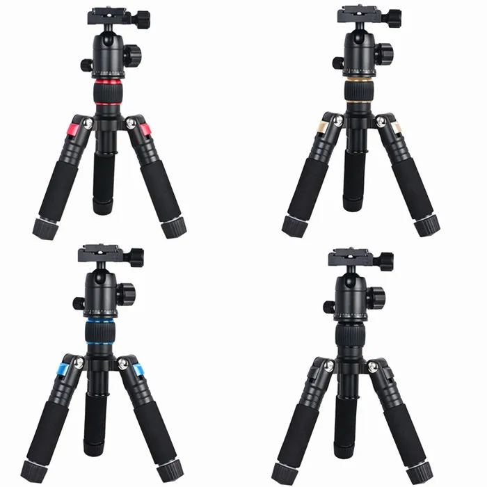 미니 삼각대 짧은 접이식 데스크탑 매크로 삼각대 180mm 사진 스탠드 SLR 마이크로 싱글 캐논 니콘 카메라에 적합