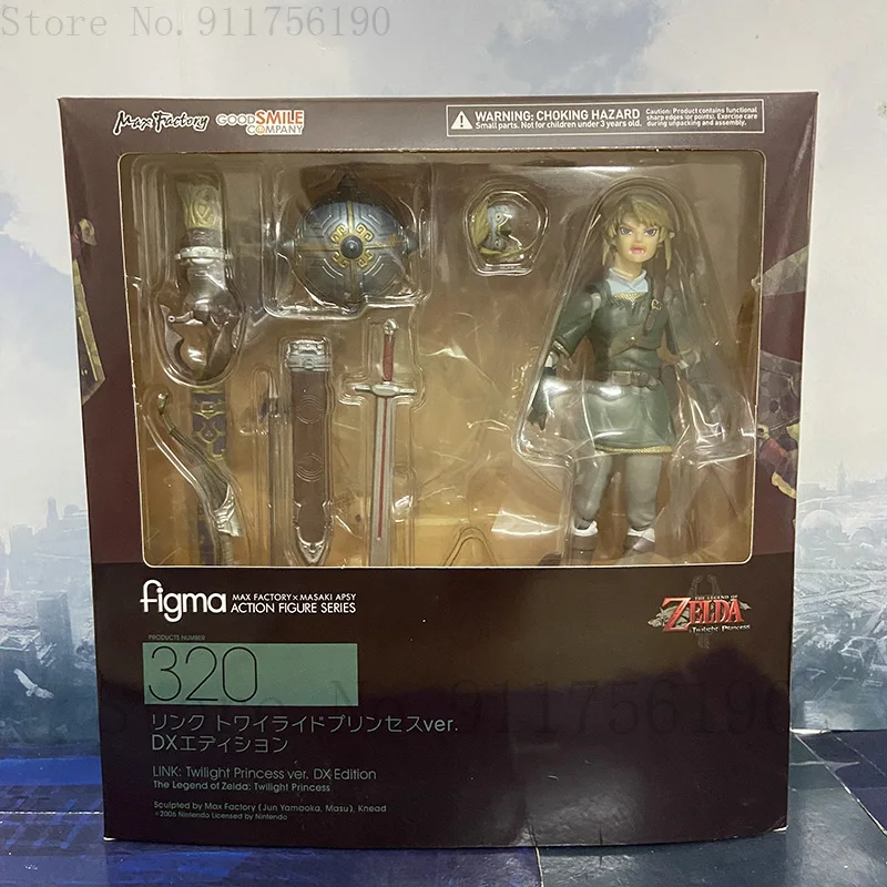Figma　3種 Luxury Skyward Sword Figma 320 Link Zelda Twilight Princess DX Ver
