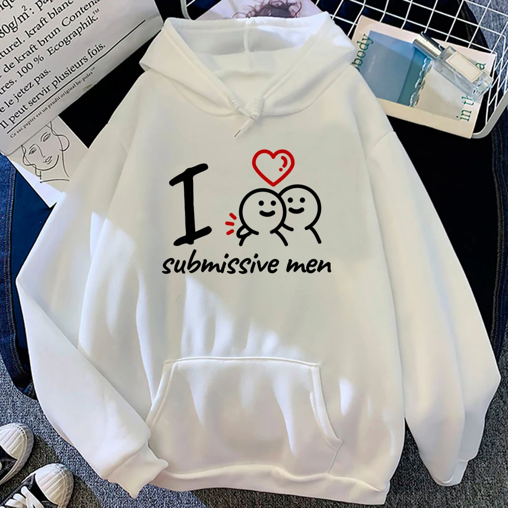 

i Love Submissive Men hoodies women 2023 streetwear Hood Hooded Shirt female Korean style Hooded Shirt