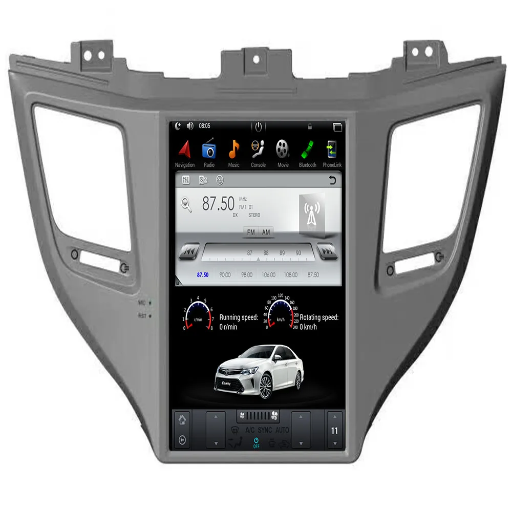 

12.3 "PX6 For Hyundai Tucson 3 2015 - 2050 For Tesla style screen Car Radio Multimedia Video Player Navigation GPS Android DVD