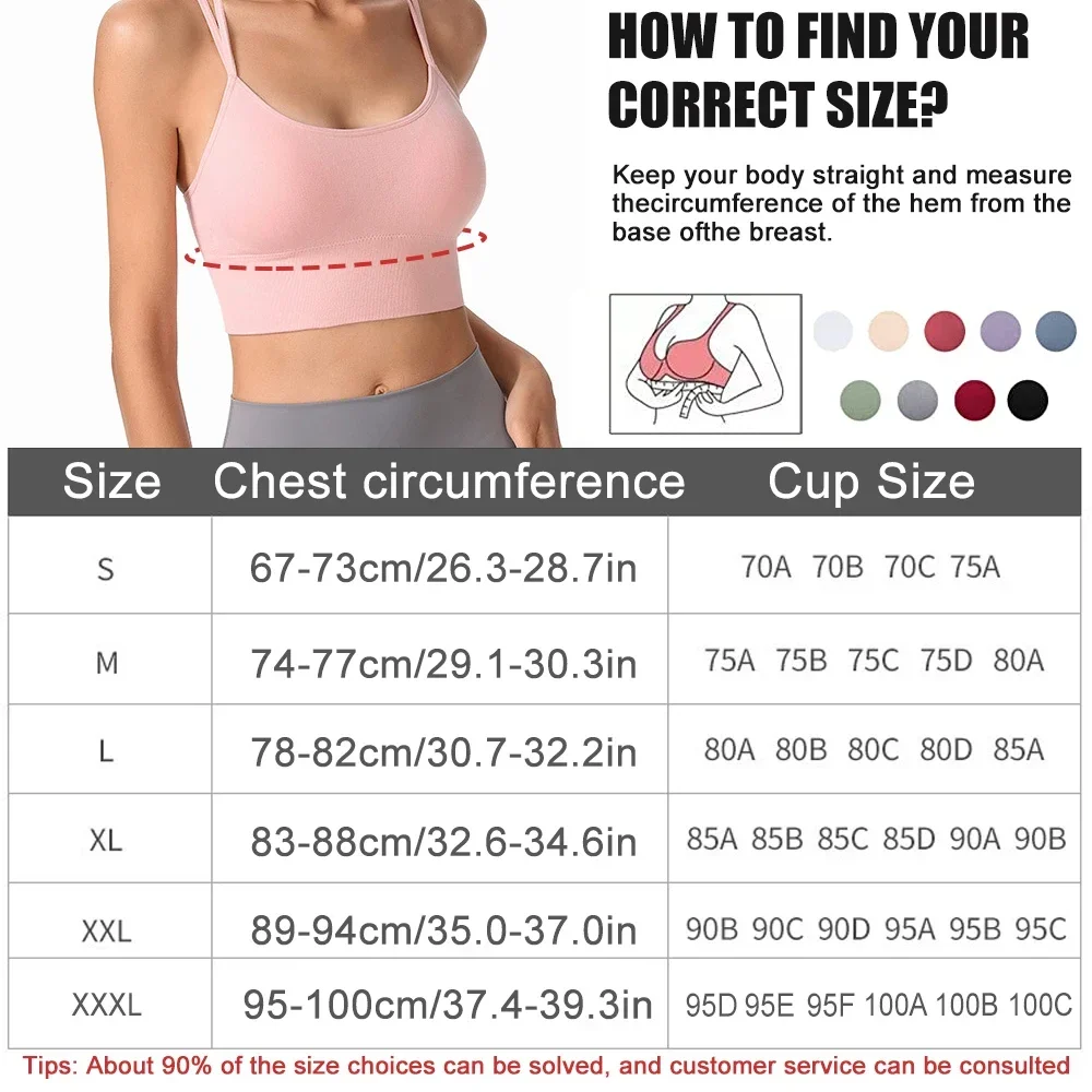 1PC Cross Back Sports Bra for Women – Padded Yoga Bralette w/Criss Cross Straps – Low Impact Workout Top for Gym,Running,Pilates