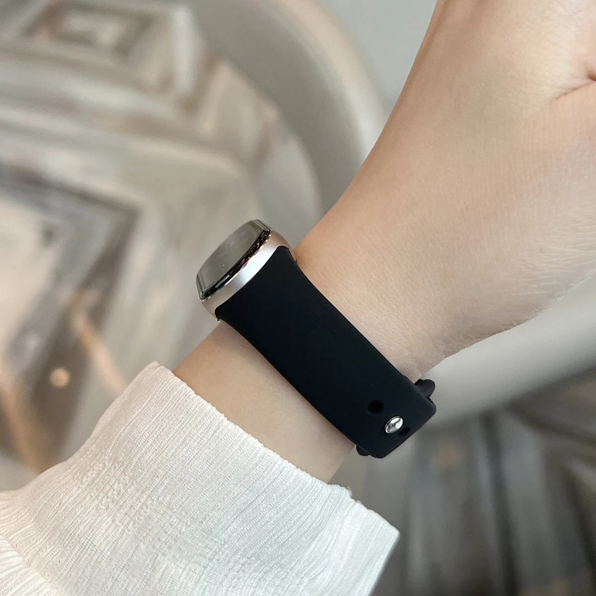 لا توجد فجوات سيليكون حزام ل Xiaomi Mi Band 10 9 8...