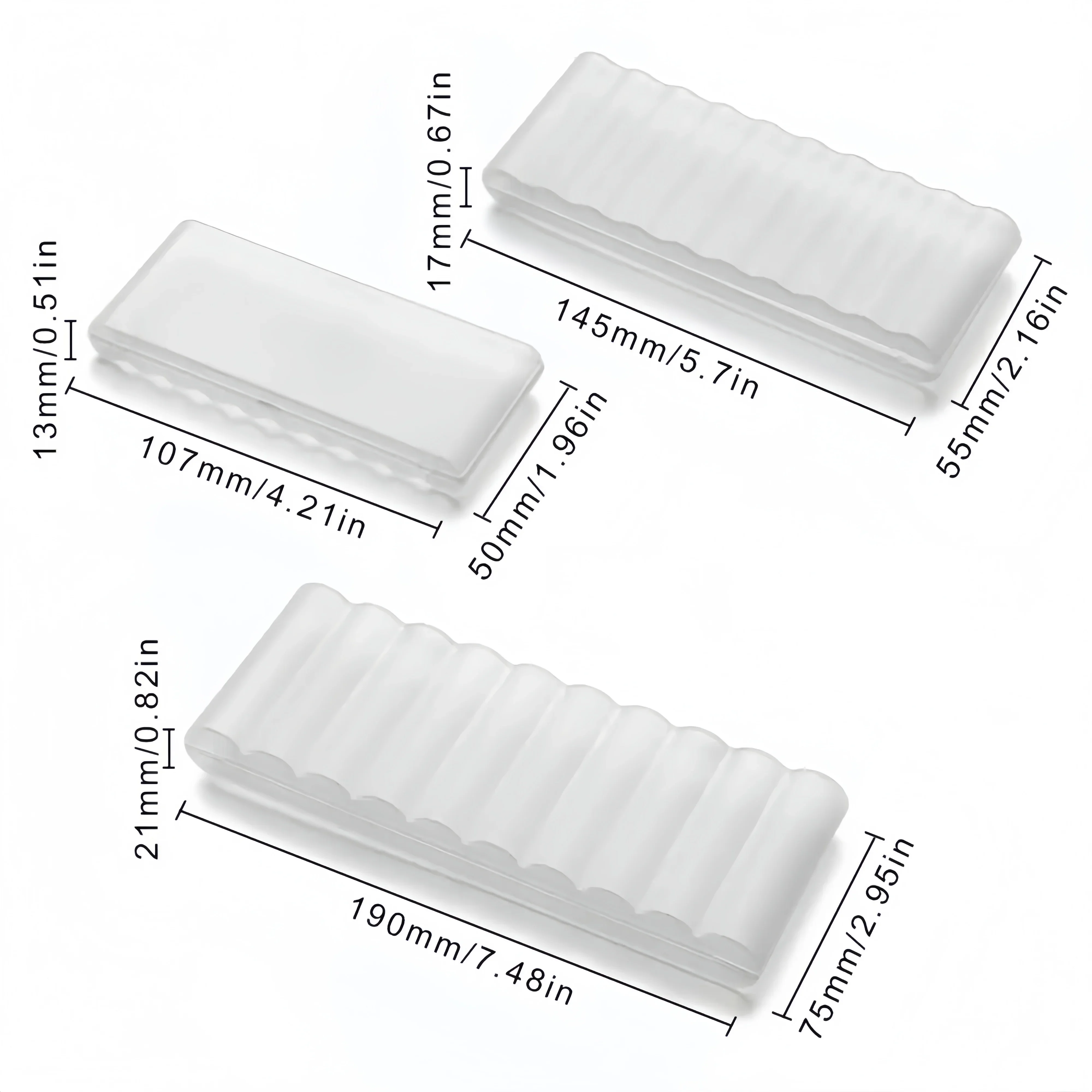 10 Slot Transparent Plastic Battery Storage Box