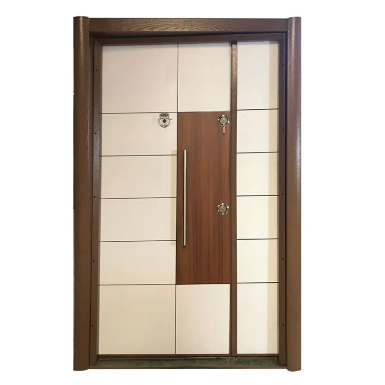 High Quality Wholesale Security Armored Door Entrance Iron Safety Double Doors for Villa Designs 5