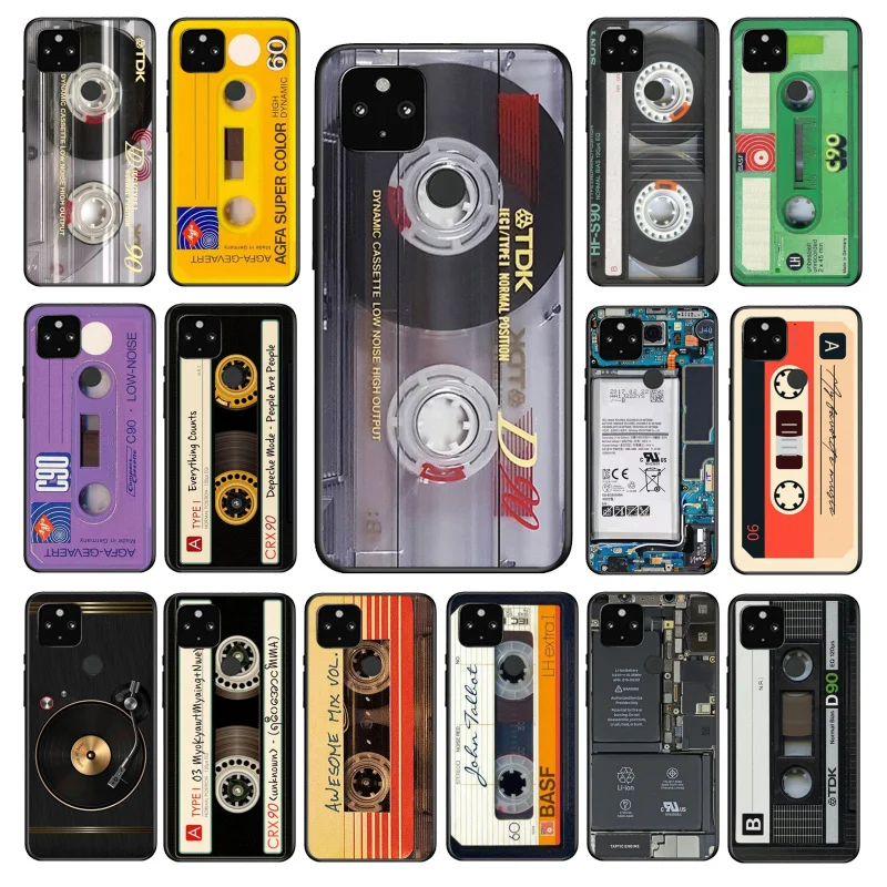 Vintage Cassette Tape Design Battery Phone Case