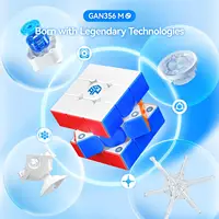 [CubeFun]GAN 356ME UV 10th Anniversary Limited Magnetic Magic Speed Cube Stickerless Professional Toys 2