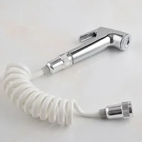 Stainless Steel Handheld Toilet Bidets Sprayer Set Wall Bracket Hand Bidet Faucet for Bathroom Toilet Shower Head Self Cleaning 2