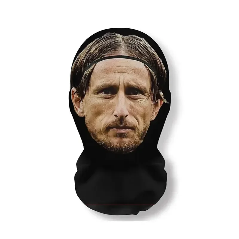 2 Stück lustige 3D-Promi-Maske | Messi Ronaldo Neymar Fußball Cosplay | Atmungsaktive Mesh-Maske | Geschenkidee für Live Stream Prank Fan – Detail 6