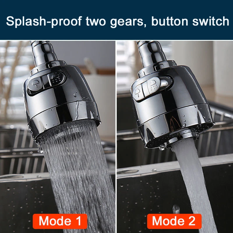 360 Degree Adjustment Kitchen Faucet ExtensionTube Water Saving Nozzle Filter Faucet Home Bathroom Gadgets Kitchen Accessories 5