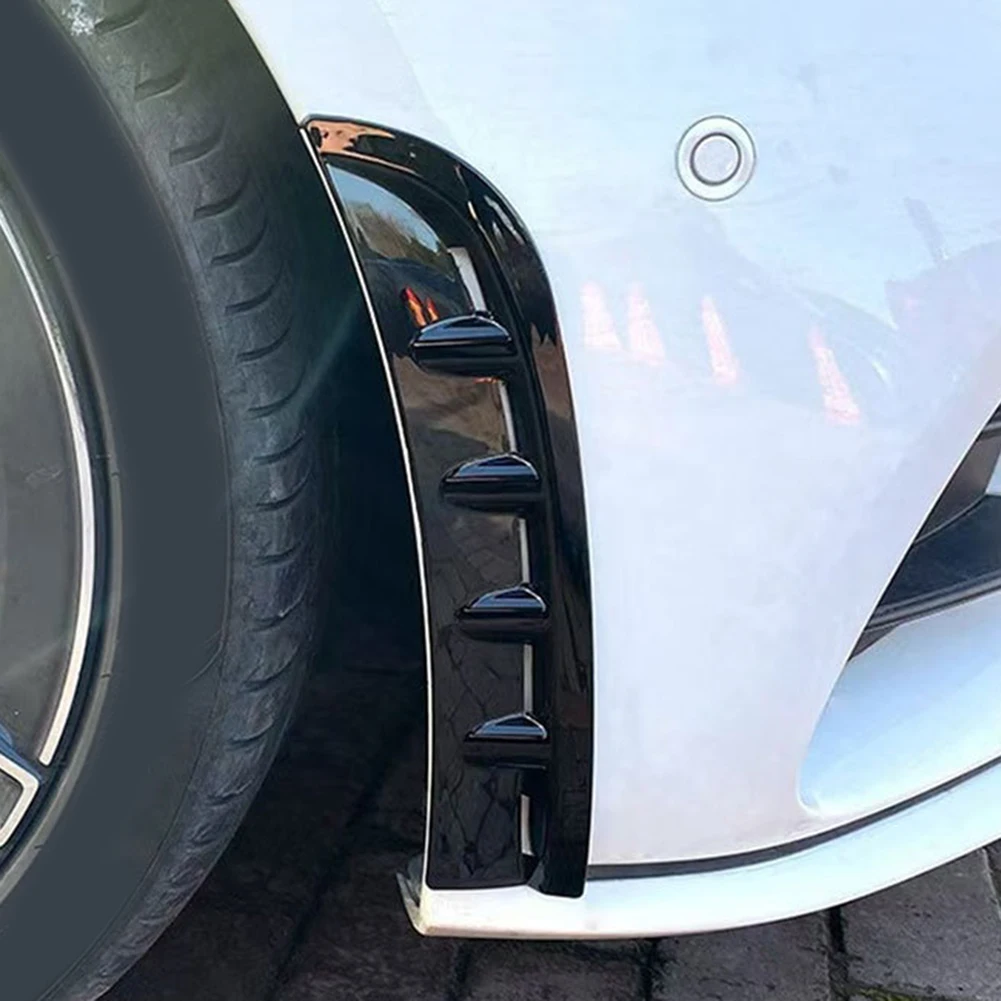 Frontstoßstangen-Seitenspoiler, kompatibel mit Mercedes A-Klasse W177 A180L A200L 2018 2022 für verbessertes Fahrzeugdesign – Detail 17