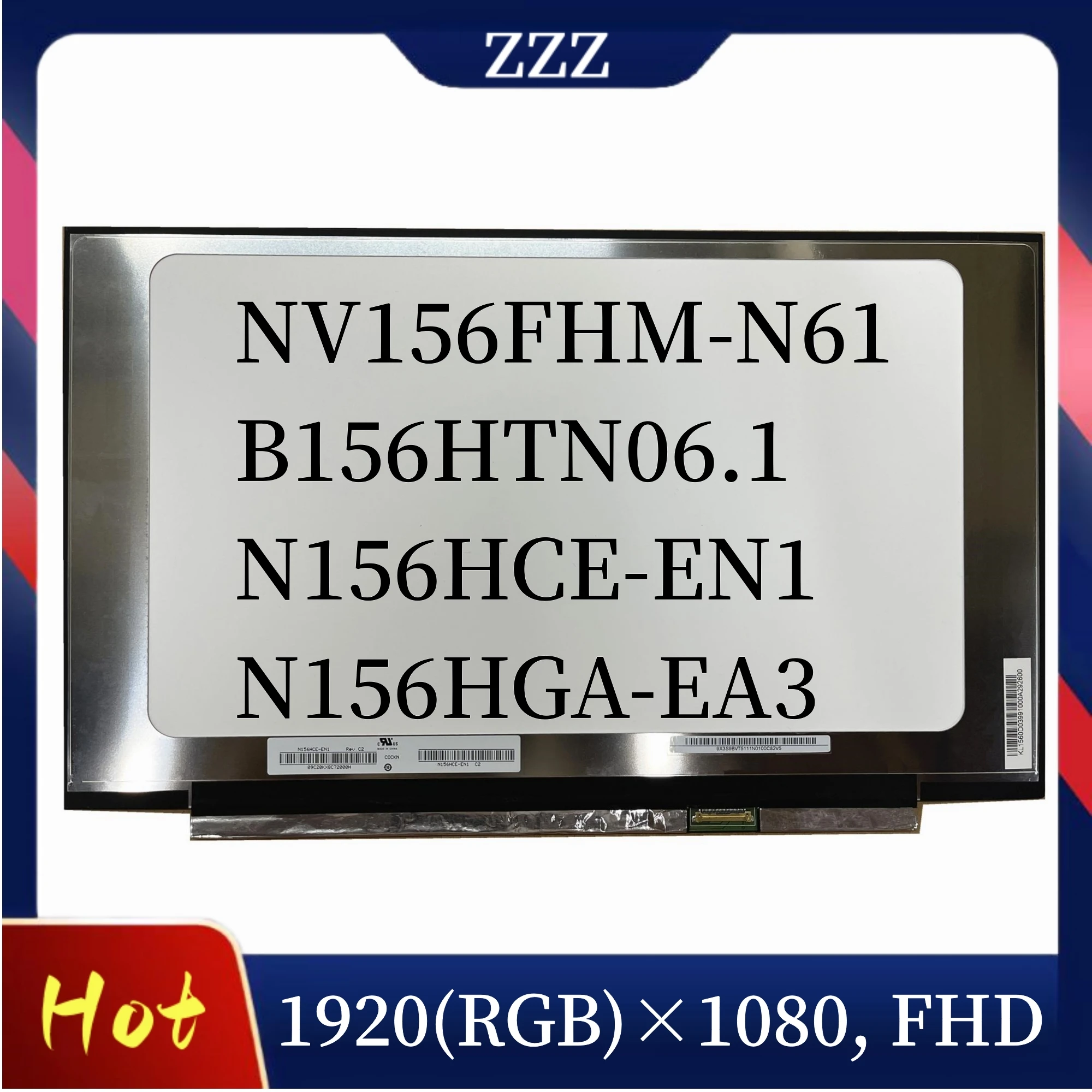 Nv156Fhm-N61 Muslimb N156Hce-En1 Nt156Fhm N61 N62 Nt156Fhm-N61 V8.0 N156Hga-Ea3 Schermo Lcd 15.6 1920 X1080 Display A Led