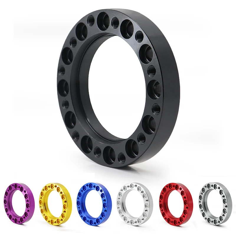 Universal Cars Accessories Steer Wheel Hole Adapter 13mm  Aluminum Car Steering Wheel Hub Boss Kit Adapter Spacer