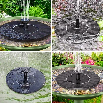 1pc Solar Fountain Outdoor Pool Solar Fountain Pump Essential In Summer Suitable For Ponds Swimming Pools Gardens 5