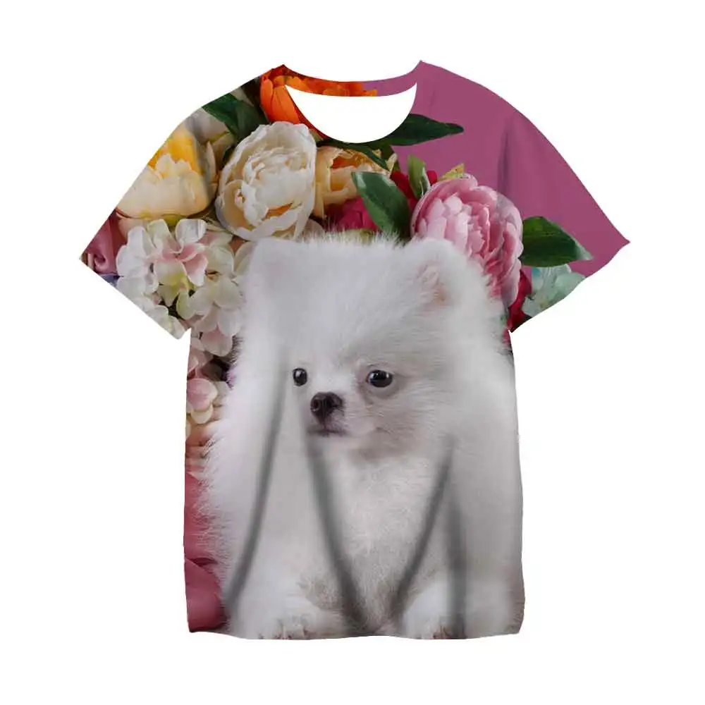 supreme t shirt Summer T shirt For Girls Boys Cool Dog Animal Print Tshirt Kawaii Kids Clothes Dog Funny T-shirt harry potter t shirt