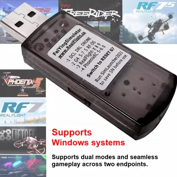Dongle Phoenix 6.0 G7 22-in-1 per simulatore di volo FPV Racing Drone, supporta DRL e DCL, adatto per l'allenamento di modellismo aereo RC.