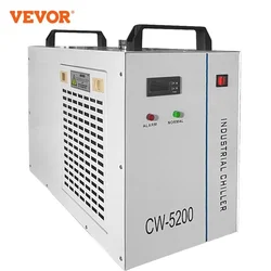 VEVOR Industrial Water Cooler Chiller For CNC Laser Engraving Machine 60-150W CO2 Glass Laser Tube Cooling Laser Engraver Tools