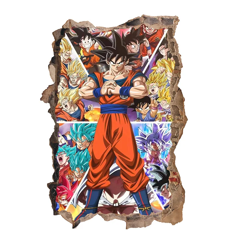 Dragon Ball Stickers Wall, Wall Sticker Dragon Ball Goku