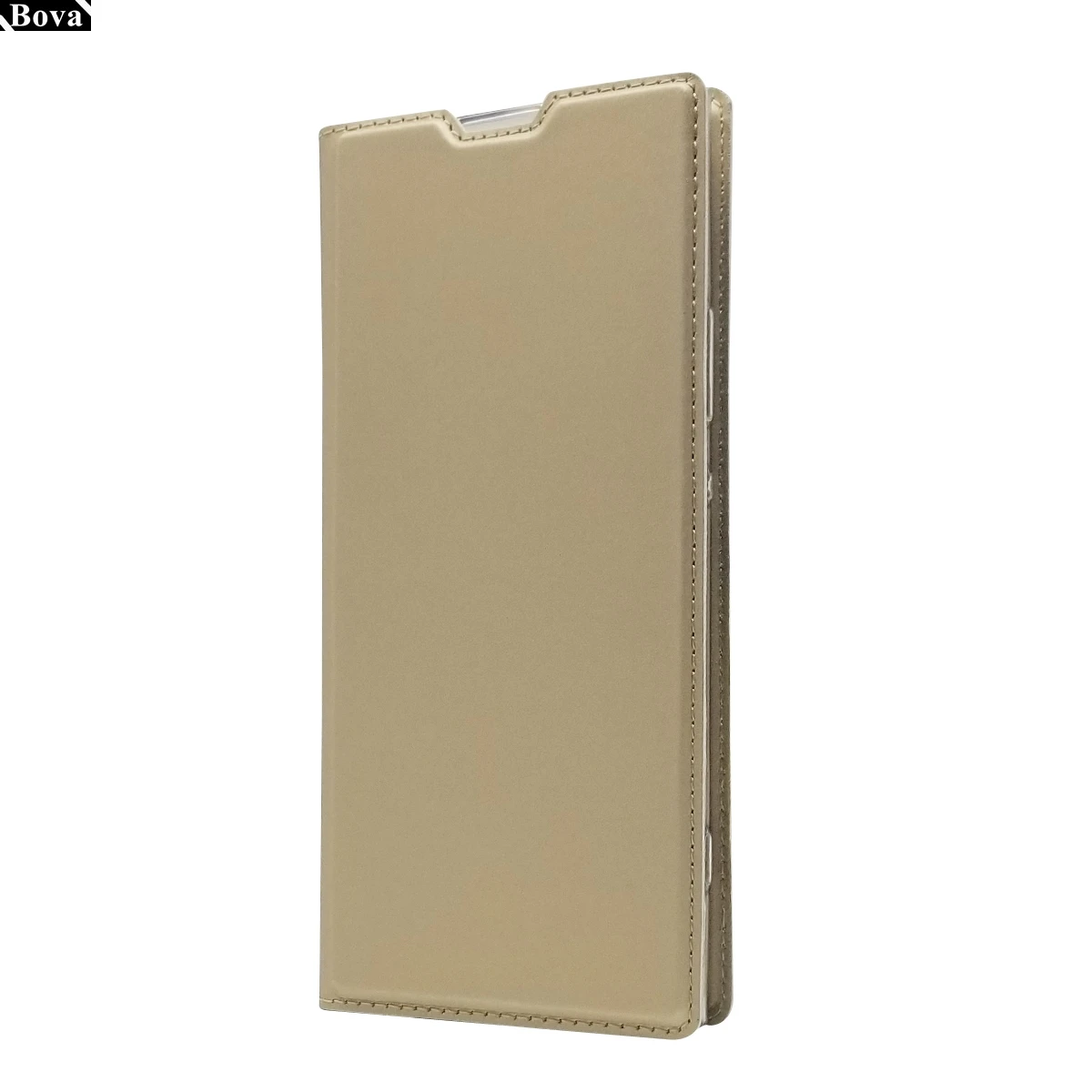 Magnetic Adsorption Flip Case with Card Holder and Matte Finish