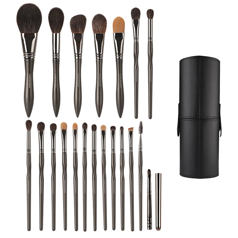 20PCS 동물 헤어 브러쉬 세트 메이크업 브러쉬 고급 메이크업 도구 메이크업..