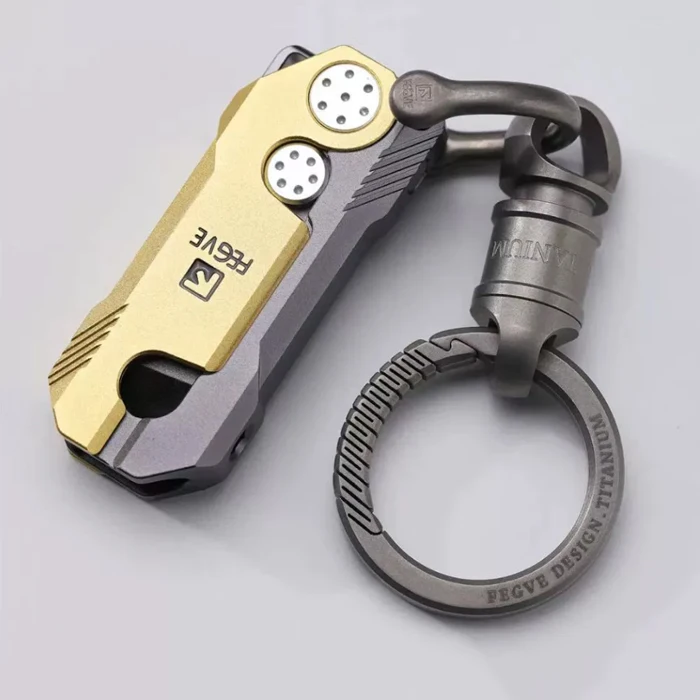 Burin En Titane, Barre Multifonction EDC Pry Bar Avec