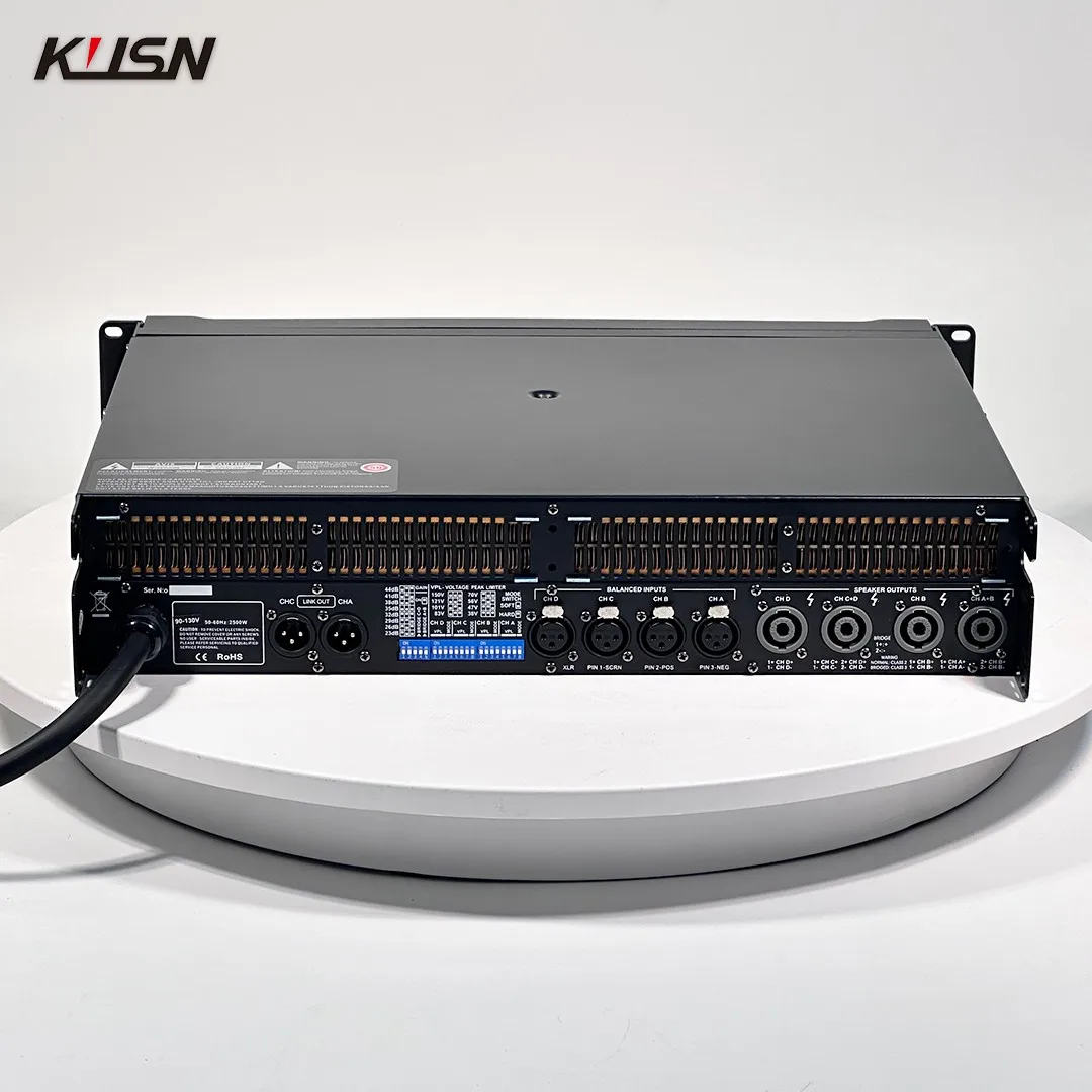 FP10000Q 10000W RMS Professional Digital Amplifier 2500Wx4 2 Ohm Stereo High Performance 2U Power Amplifier