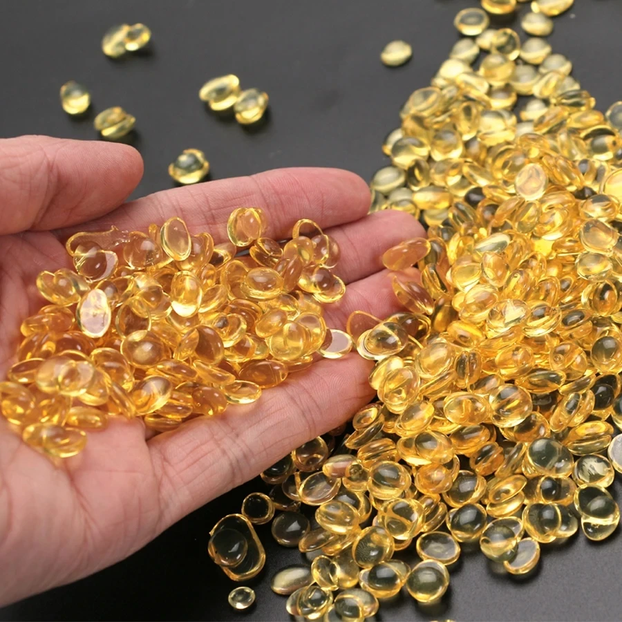Best Quality 20/50/100/200G Italian Keratin Glue  yellow Granule/Beads/Grain  For Human Hair Extension 4